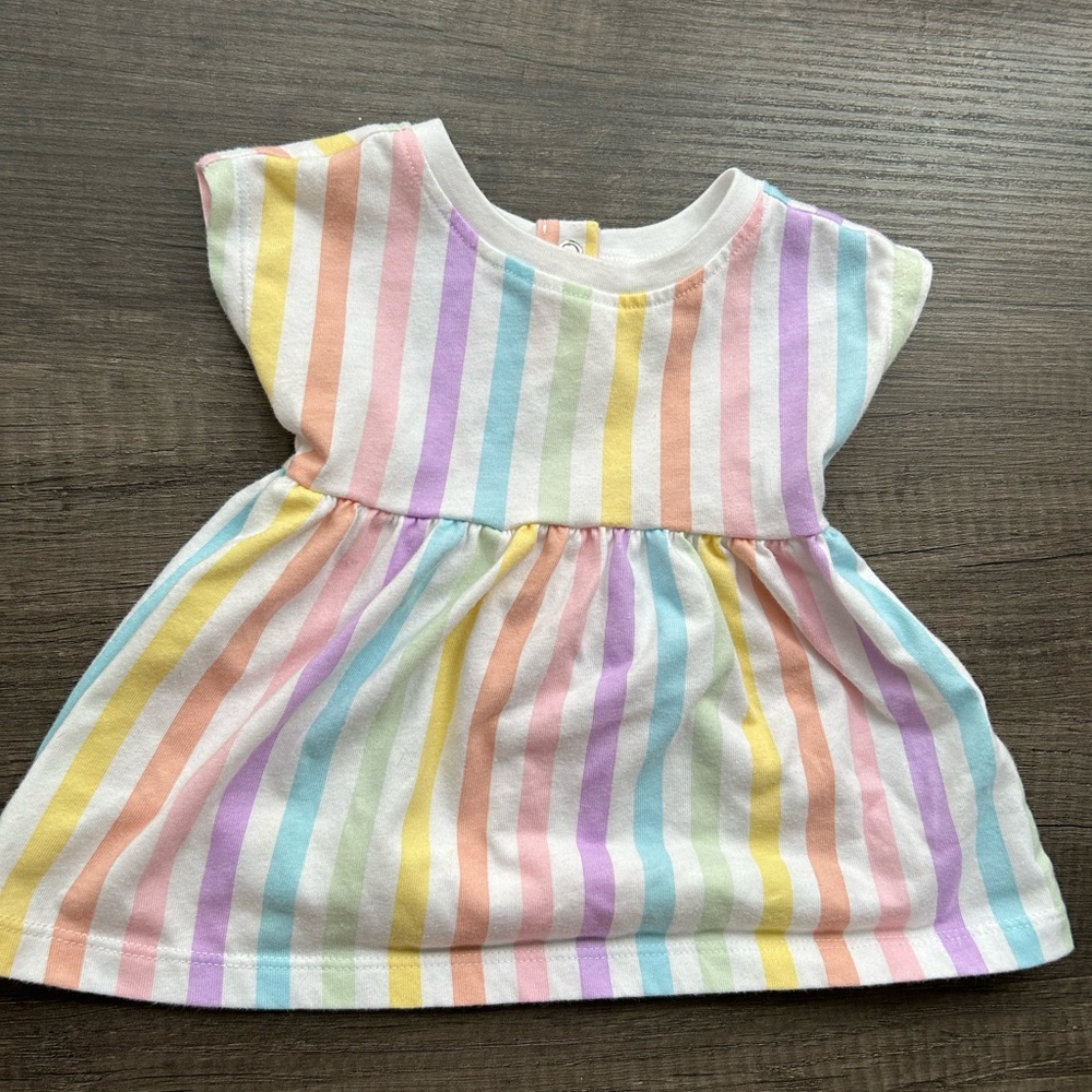 Carter's Multicolor Striped Kids Dress